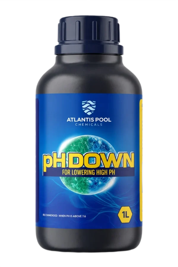 pH DOWN Atlantis Pool Chemicals 1 litre bottle